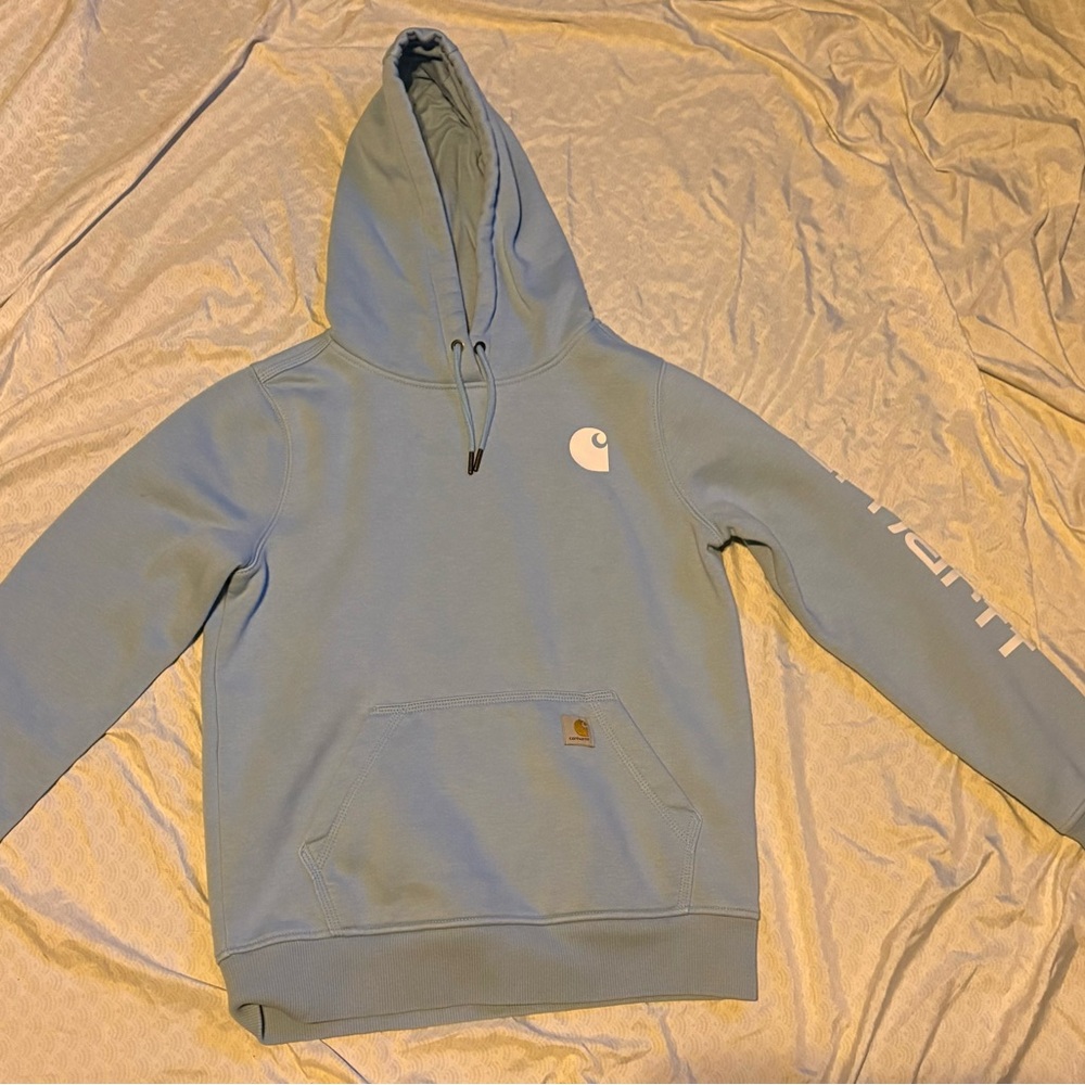 Carhartt Light Blue Relaxed Fit Hoodie